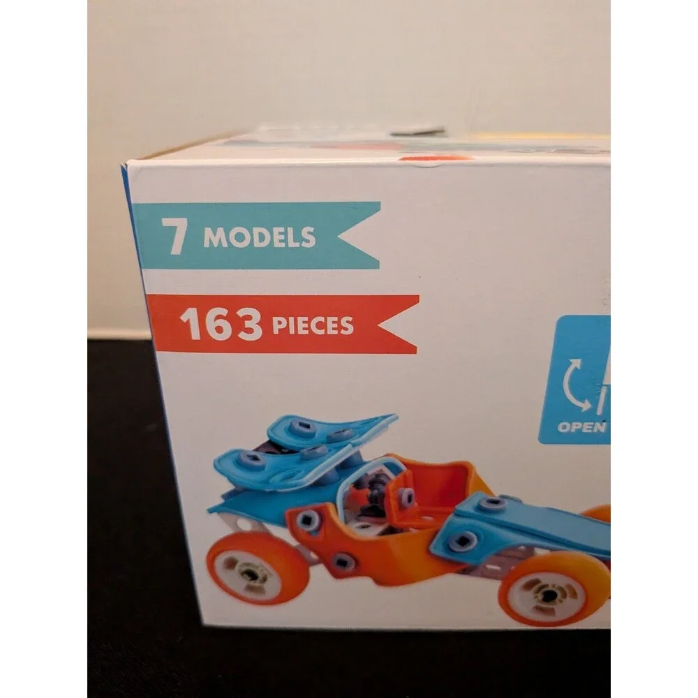 Build Toys & Play Building Kit STEM Learning 7 Models 163 Pieces Science Gift